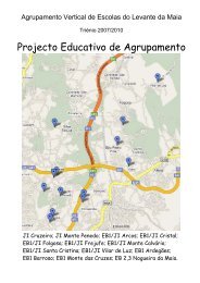 Projecto Educativo de Agrupamento - Ensino Básico - Maia Digital