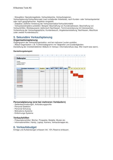 Checkliste Verkaufskonzept – was soll alles beachtet ... - Startzentrum