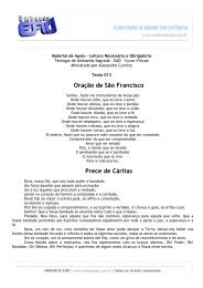 Oração de São Francisco Prece de Cáritas - Umbanda EAD
