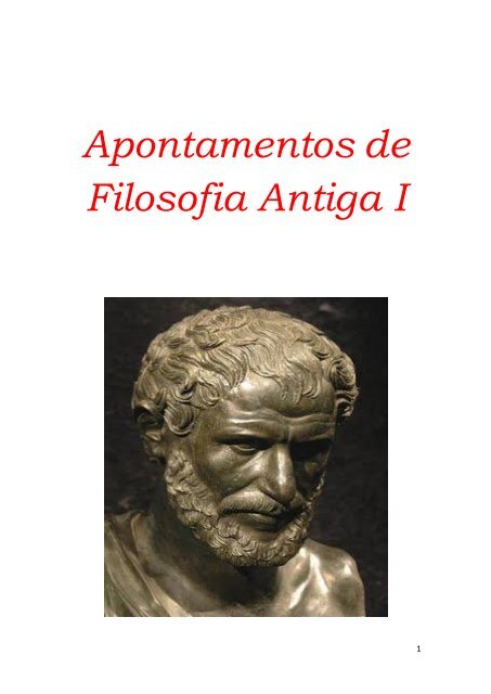 Apontamentos De Filosofia Antiga I Aeflup Com