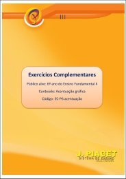 Exercícios Complementares - J. Piaget