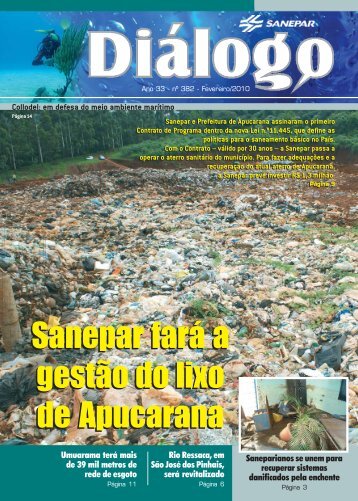 Sanepar fará a gestão do lixo de Apucarana Sanepar fará a gestão ...