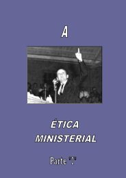 A ÉTICA MINISTERIAL e CITAÇÕES DE WM BRANHAM