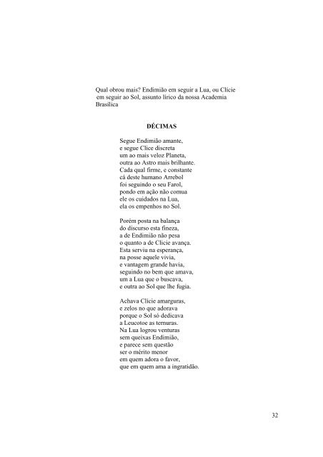 a poesia de rocha pita na academia brasílica dos esquecidos anexo