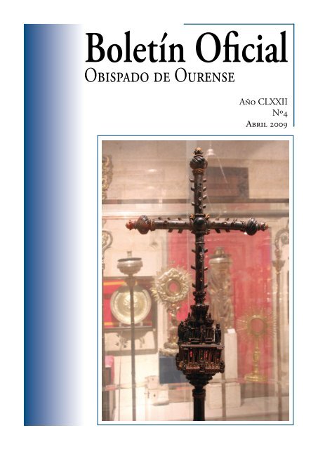 Boletín Oficial del Obispado de Ourense - Abril 2009 - Diocese de ...