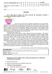 LEITURA - Agrupamento de Escolas de Fajões