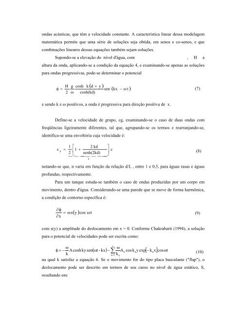 MELHORIAS EM UM TANQUE DE ONDAS DE DIMENSÕES ...