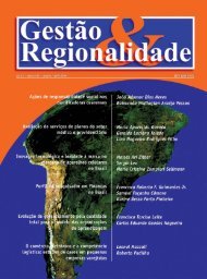 Revista de Gestão & Regionalidade - USCS