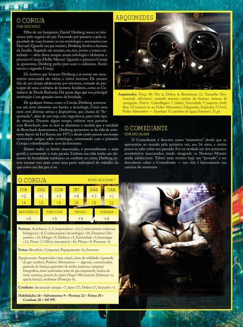 Adaptação de Watchmen - Jambô Editora