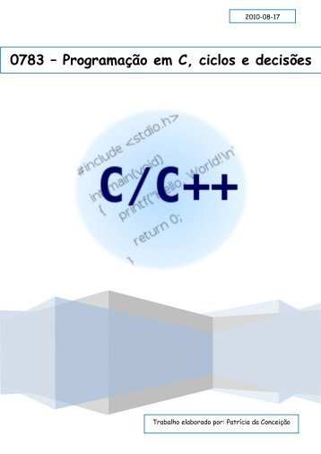 0783 – Programação em C, ciclos e decisões - pradigital-patricia
