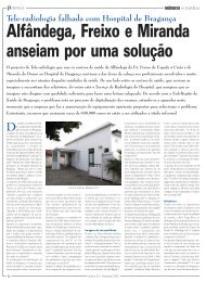 Tele-radiologia falhada com Hospital de Bragança - VFBM ...