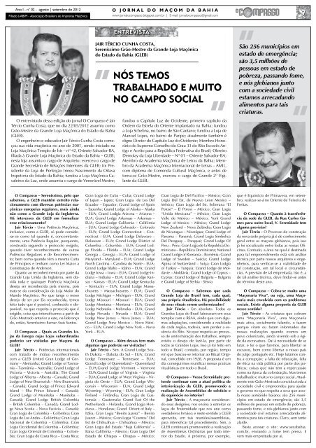 90 anos da loJa regeneração sulbaiana - Jornal Direitos