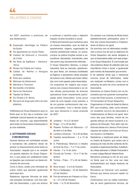 Agosto-Outubro 08 - Grupo Desportivo e Cultural dos Empregados ...