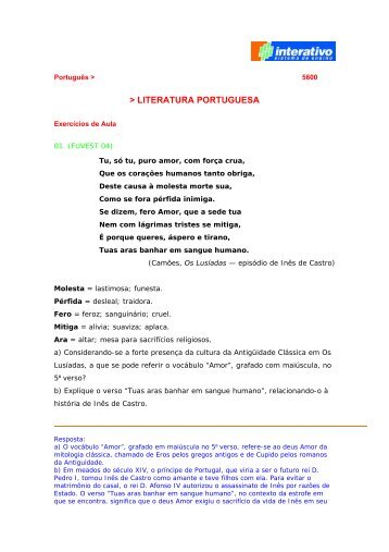 Tema 5 - Literatura Portuguesa