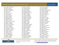 2009-2010 Trinity College Annual Report of Donors: Alumni