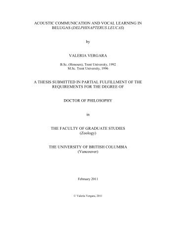 by VALERIA VERGARA A THESIS SUBMITTED IN PARTIAL - cIRcle ...