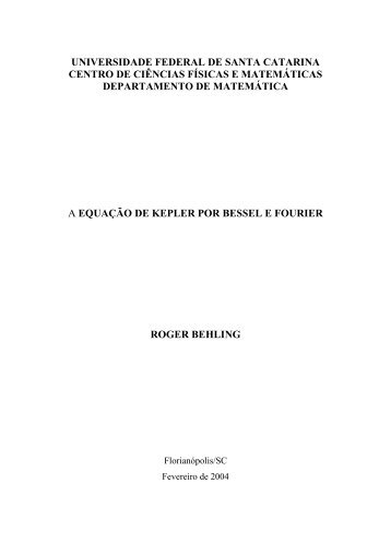 1 Elipse em Coordenadas Polares - Repositórios Digitais da UFSC