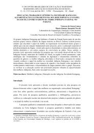 educação, trabalho e gênero na sociedade ... - V EBEM - UFSC