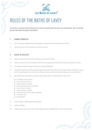 02 PDF Rules of the Baths of Lavey - Les Bains de Lavey