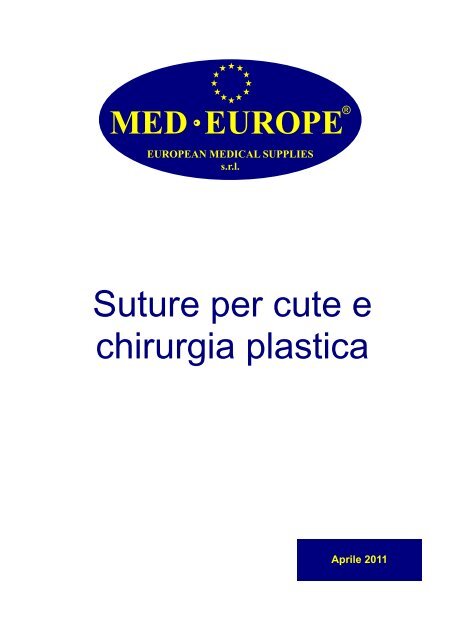 Suture per cute e chirurgia plastica