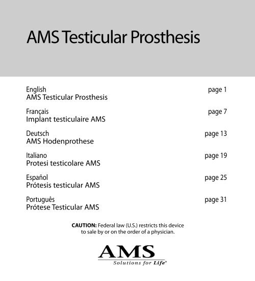 23300088_Testicular Prosthesis IFU_0409 - AMS Labeling ...