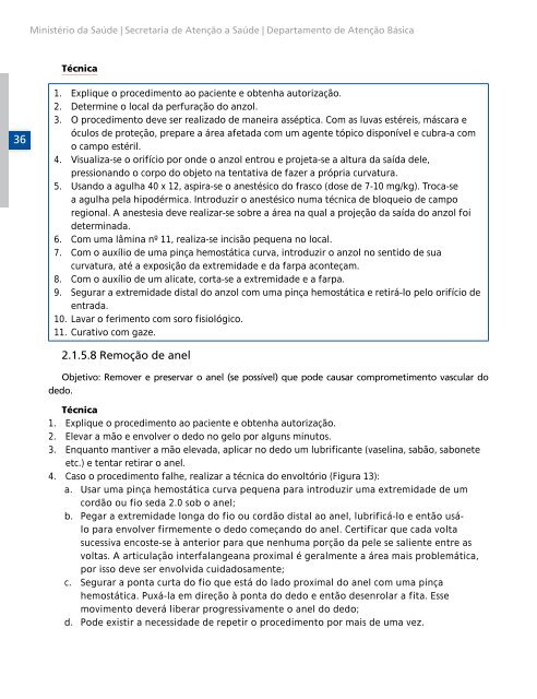 Caderno de Atenção Primária - Procedimentos