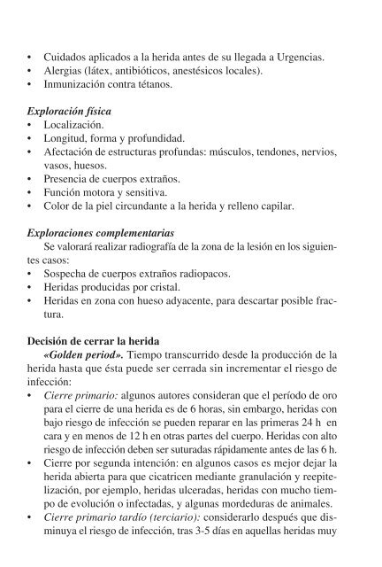 SUTURA DE HERIDAS Introducción En el Servicio de Urgencias de ...