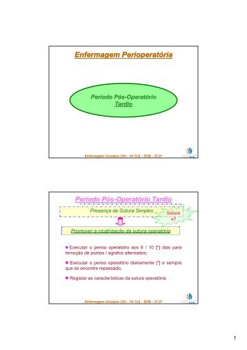 Pós-Operatório Tardio 1 - XV CLE 2