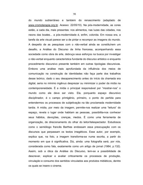 Dissertação completa - Programa de Pós-Graduação em Letras - UEM