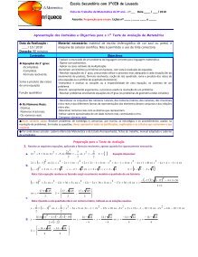 FT17. Notação científica - Oficina de Matemática da Secundária de