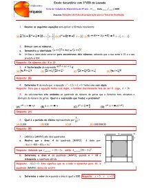 FT17. Notação científica - Oficina de Matemática da Secundária de