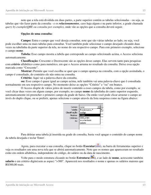 Apostila de Iniciação ao Microsoft Access - Márcio Henrique Chaves ...