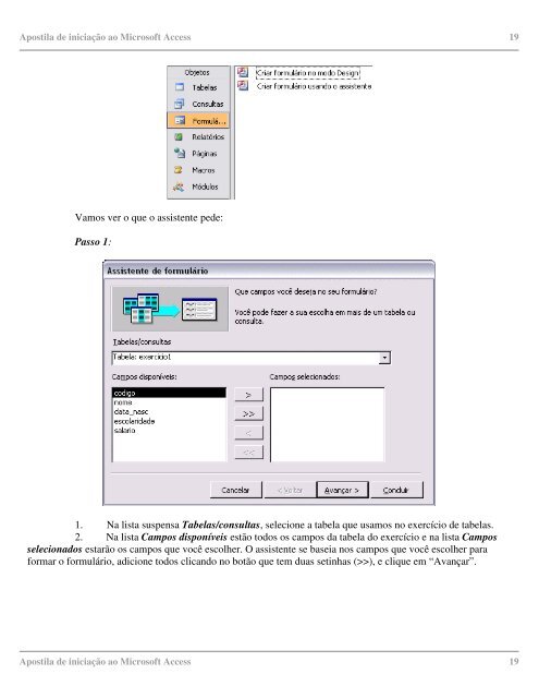 Apostila de Iniciação ao Microsoft Access - Márcio Henrique Chaves ...