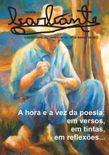 A hora e a vez da poesia: em versos, em tintas ... - Revista Barbante