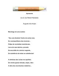 Eu e outras poesias - Augusto dos Anjos (em PDF) - Cultura Brasileira