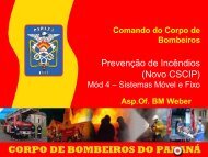 Sistema Fixo e Móvel - Corpo de Bombeiros de Cascavel