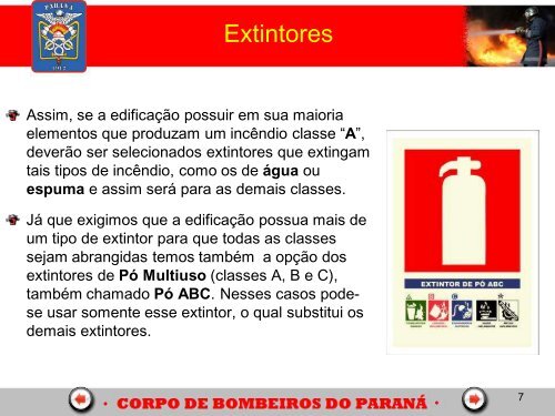 Sistema Fixo e Móvel - Corpo de Bombeiros de Cascavel