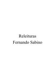 Releituras Fernando Sabino - EE JOSE DE ALENCAR