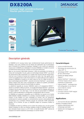 Scanner laser omnidirectionnel Hautes ... - Datalogic Automation