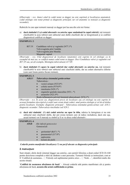 standardele codificării australiene icd-10-am - Cardiologie.ro