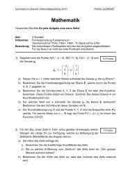 Mathematik - Gymnasium Oberwil