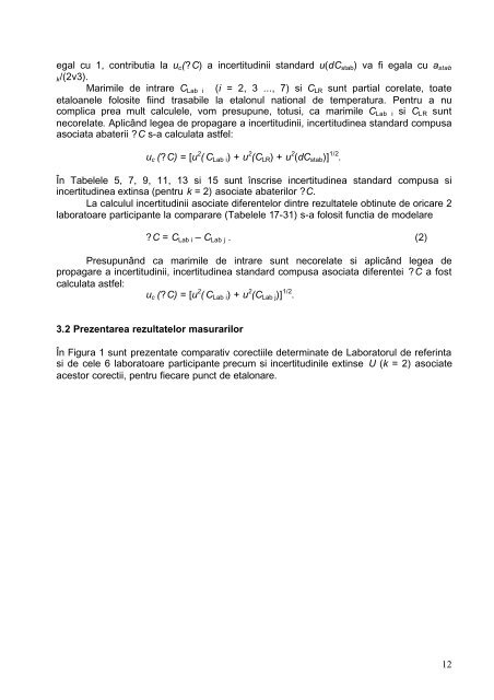 Etalonarea termometrelor din sticlă cu mercur - temperature.ro