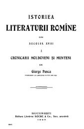 LITERATURII ROMiNE