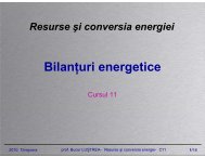 BilanŃuri energetice