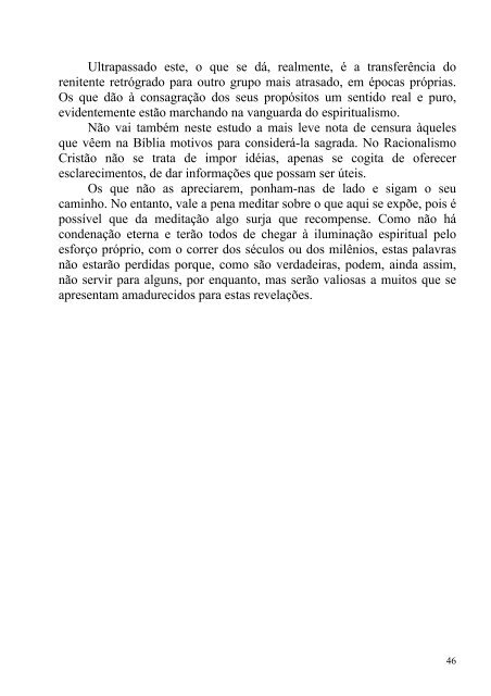 Ao Encontro de Uma Nova Era - Racionalismo Cristão