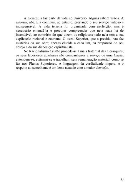 Ao Encontro de Uma Nova Era - Racionalismo Cristão