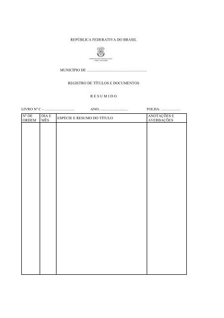 consolidação normativa notarial e registral - Tribunal de Justiça do ...