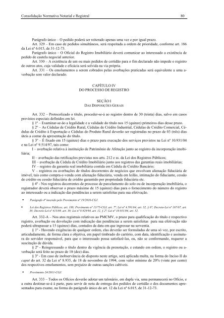 consolidação normativa notarial e registral - Tribunal de Justiça do ...