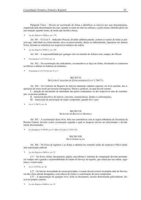 consolidação normativa notarial e registral - Tribunal de Justiça do ...