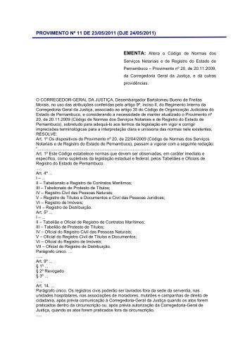 11/2011 - Poder Judiciário de Pernambuco